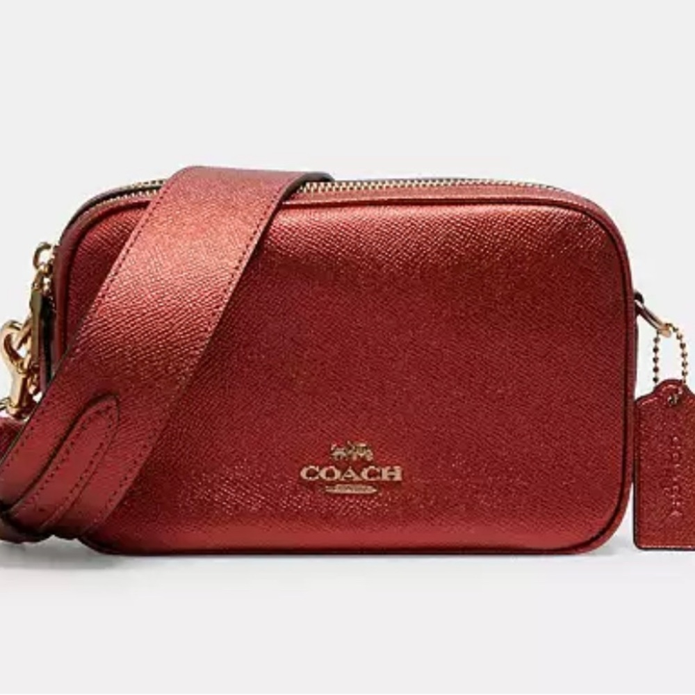 Coach | Metallic Orange Crossbody Bag